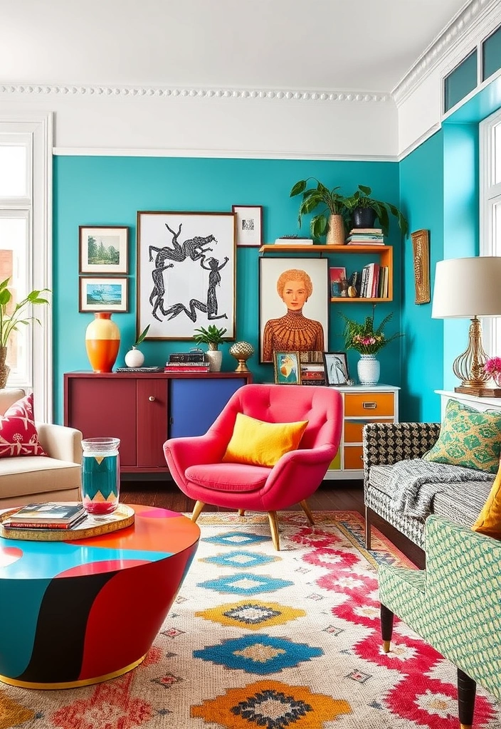 22 Cute Room Ideas Aesthetic That’ll Transform Your Space into a Dreamy Retreat! 17 22 Cute Room Ideas Aesthetic That’ll Transform Your Space into a Dreamy Retreat! - 16. Funky Accent Furniture