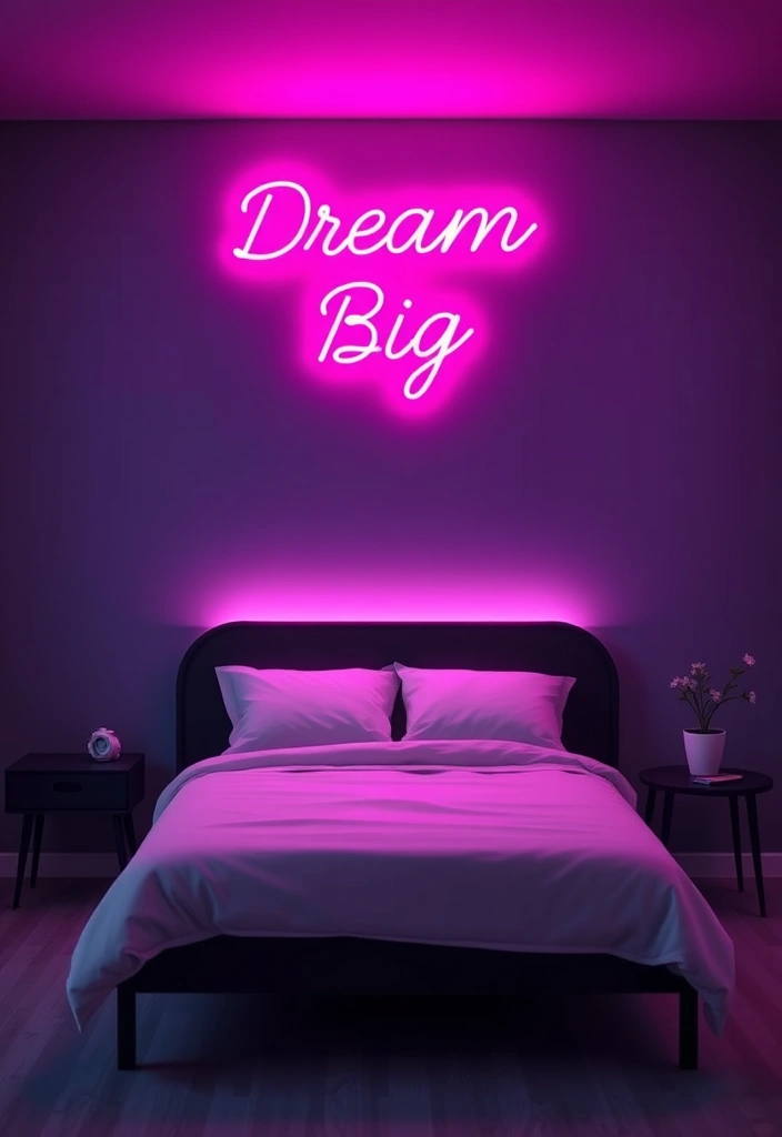 22 Baddie Aesthetic Rooms with LED Lights That Will Transform Your Space! 2 22 Baddie Aesthetic Rooms with LED Lights That Will Transform Your Space! - 1. Neon Dreams