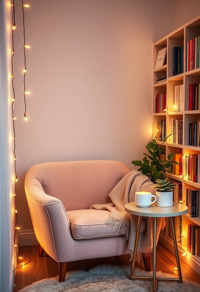 22 Baddie Aesthetic Rooms with LED Lights That Will Transform Your Space! 4 22 Baddie Aesthetic Rooms with LED Lights That Will Transform Your Space! - 3. Cozy Corner Nooks