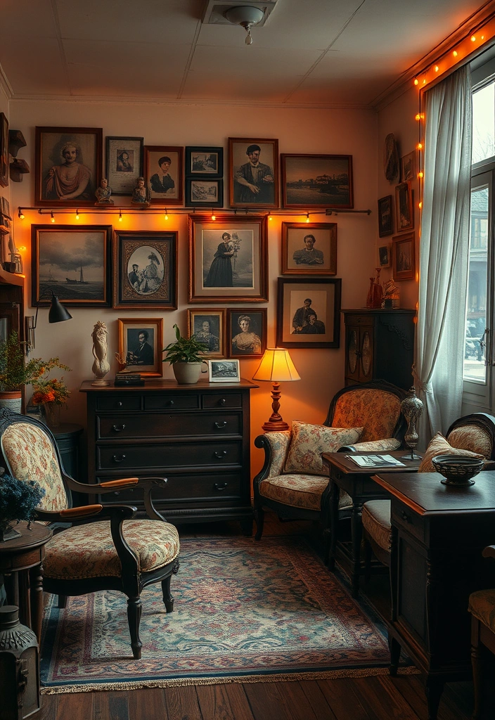 22 Baddie Aesthetic Rooms with LED Lights That Will Transform Your Space! 22 22 Baddie Aesthetic Rooms with LED Lights That Will Transform Your Space! - 21. Vintage Charm
