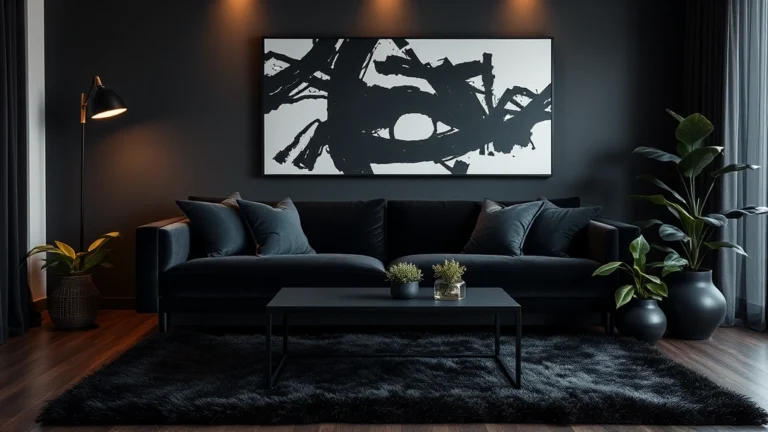 21 Black Aesthetic Room Ideas That Will Transform Your Space into a Chic Sanctuary! 8 image